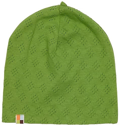 loud + proud Unisex Baby Lt1 Jacquard Strick, GOTS Zertifiziert Beanie-Mütze, Grass, 39-41 EU