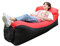 Surwin Wasserdichtes Aufblasbares Sofa,Tragbares Luft Sofa Aufblasbare, Air Lounger, Luftsofa Luftsack Für Outdoor, Strand, Party,Reisen (230x70cm,Rot)
