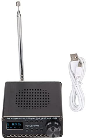 Tyenaza Portable Radio Receiver, Si4732 Full Band Scanner FM AM (MW SW) SSB (LSB USB) Handheld Recorder