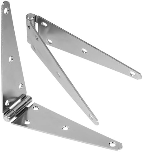 ULTECHNOVO Cerniera A T Per Carichi Pesanti 2 Pezzi Cerniera Per Porta Del Capannone Cerniere Per Cinghie Pesanti Cerniere Per Cancelli In Legno Per Cancelli In Ferro Zincato Per