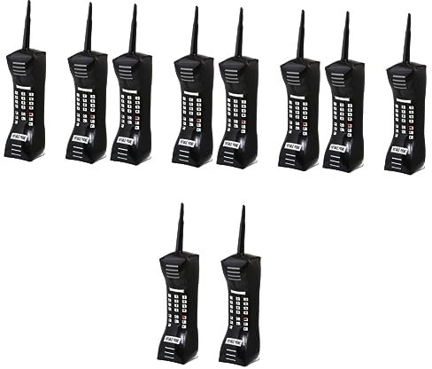 Totority 10 STK Simuliertes Handy Telefon Requisiten Spielzeugtelefon Aus Den 80ern Party-Outfits Im Stil Der 90er 80er 90er Partydekoration Retro-Handy Kind Aufblasbar PVC Geschenk