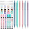 OFFCUP Druckbleistift-Set, 6pcs Minenbleistift 0.7mm, mit 6 Tuben Bleistiftmine, 4 Radiergummis, Pastell-Druckbleistift-Set niedliche Mechanische Bleistifte Druckbleistift Set mit Radierspitze