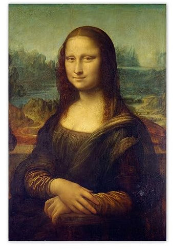 Wandsticker Dekor Foto Aufkleber 40x60cm Mona Lisa Nr. H1419M_NS1F