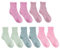 MAXQUU 5 Paires De Chaussettes D'hiver Chaudes Mi-Mollet, Chaussettes épaisses Confortables Et Douces, Cadeaux De Noël, Du Solstice D'hiver (Vert Foncé, Rose, Vert Clair, Bordeaux Foncé, Violet Vif)