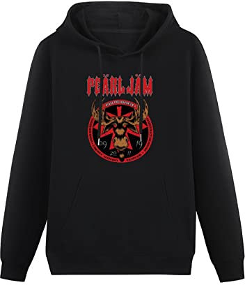 Zweck Pullover Warm Hoodies Band Pearl Albums Jam Fargo Poster Hoody Long Sleeve Sweatershirt Black XL