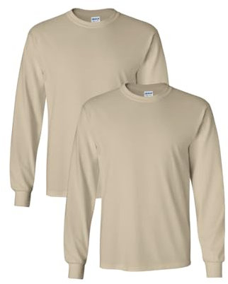 Gildan Adult Ultra Cotton Long Sleeve T-Shirt, Style G2400, Multipack