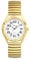 JewelryWe Uhren Damen Elastisch Edelstahl: Datum Kalender Analog Quarz Armbanduhr Frauen Männer Gold Edelstahl Stretch Armband Lässige Uhr mit leicht ablesbaren arabischen Ziffern Zifferblatt