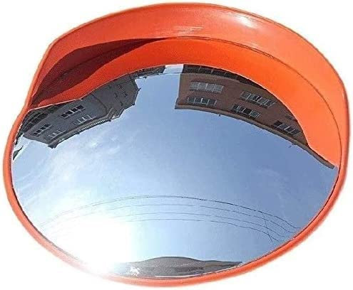 konvex spiegel Außen Konvexer Verkehrsspiegel, 45–120 Cm, Rot, Konvexer Sicherheitsspiegel For Tote Winkel, Weitwinkel-Einfahrtspiegel For Parkplatz, Fabrikeingang, Mit Klarer Sicht ( Color : 120cm )
