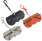 Ldirect 3 Stück Weich Leder Sonnenbrillen Taschen, Tragbare Brillenetuis Schlanke Brillenetuis Halter Sonnenbrillen Etui (Schwarz Orange Grau)