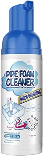 Drain Pipe Foam Cleaner, Pipe Dredge Deodorant Clog Remover, Foam Pipe Cleaner, Liquid Hair Drain Clog Remover & Cleaner For Toilets Sinks Tubs, 60ml (1pcs)