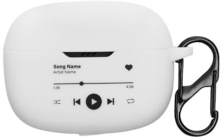 kwmobile Hülle kompatibel mit JBL Tune 230 NC TWS / T230NC / T235NC Hülle - Silikon Kopfhörer Schutzhülle Case Cover Schwarz