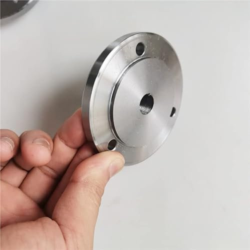 AYYSSM Piastra Posteriore M14x1mm per Mandrino Cinese, 80mm e 100mm, Alluminio, Compatibile con Fresatrice, Tornio e Trapano