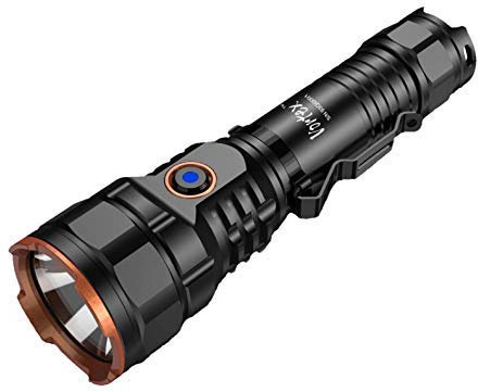Vortex TK104R Wiederaufladbare 4200 Lumen Tastensperre Dimmbare Batteriestand- und Ladeanzeige Hochleistungs-LED-Verkehrsstab Professionelle Taschenlampe