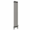 Blümme 1800 x 380mm Bathrooms Raw Metal Radiator Traditional Cast Iron Style Double Column Vertical Central Heating Radiators