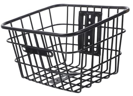 SKISUNO Bike Container Adults Front Basket Cycling Front Basket Electric Bike for Bike Front Basket Removable Mountain Bike Accessories Electric Basket Bicicleta Electric Bikes Black