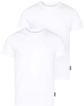 HARLEM SOUL Herren T-Shirt Rundhals, 2er-Pack Opticwhite/Opticwhite Xs