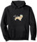 dackel mit cap, dachshund, elke-design Pullover Hoodie