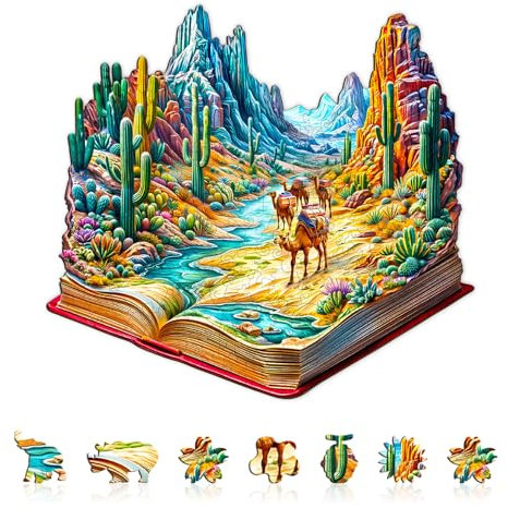 Wooden Puzzles for Adults, Vibrant Wilderness Jigsaw Puzzles for Adults, Wooden Puzzle for Family Game and Birthday Gift Idea for Friends (29 * 26.8cm,170pcs)