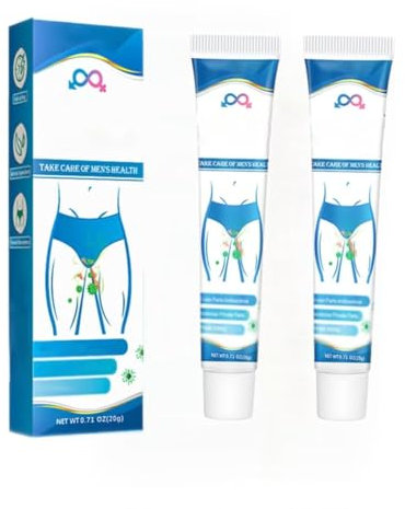 Men's Intimate Moisturising Cream - Cooling Repairing Treatment Hypoallergenic and gentle, light and non-sticky for sensitive skin Daily Care