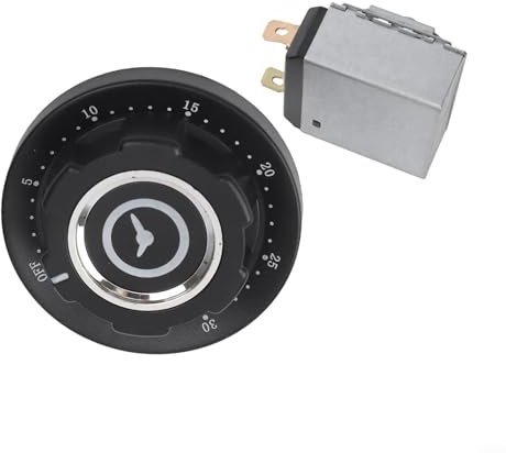 Minuteur mécanique avec 30 réglages de 120 minutes pour appareils de cuisine, compatible four et autocuiseur, AC250V 16A (30 minutes)