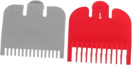 FIXOSHEE Haarschneidemaschinen Aufsätze 2 Stück Haartrimmer Scherkämme Präzise Schnittlängenmessung Robustes Material Friseurzubehör Für Heim Und Profiansatz