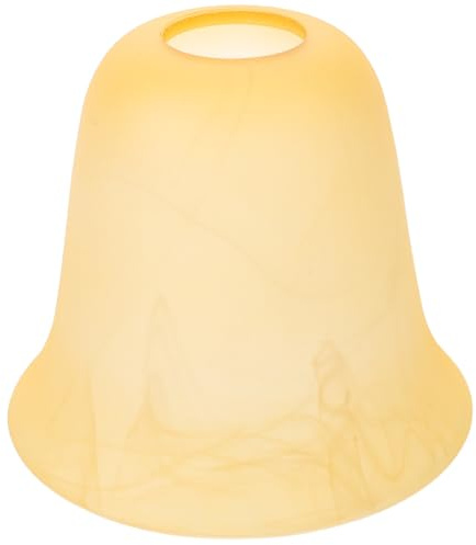 Housoutil Lampenschirm aus Grünem Glas mit Vintage Charme 15cm Durchmesser Weiches Umgebungslicht und Blendschutz für Wohnzimmer und Nachttischlampen