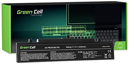 Green Cell® Standard Série AA-PB2NC6B AA-PB2NX6W AA-PB4NC6B Batterie pour Samsung R60 R61 R70 R505 R509 R510 R560 R610 R700 R710 Ordinateur PC Portable (6 Cellules 4400mAh 11.1V Noir)