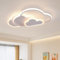 minifair Kreative Wolkenform Deckenleuchte mit Fernbedienung Dimmbar, Acryl Deckenleuchte Unterputz für Wohnzimmer Schlafzimmer Flur und Kinderzimmer, 52 cm (20,5 in) 42W, Weiß