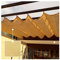 GDMING Einziehbar Segelschirm，Sonnenschutz Welle Überdachung，Durchlässige Markise，Draussen Vorhang, Zum Deck Gitter Dach Polyester, (Color : Yellow, Size : 1.7x6m)