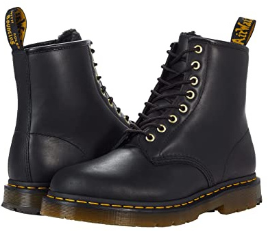DR MARTENS Men's 8 Eye Boot, Black Blizzard Wp, 4 UK