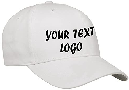 Ferocity - Casquette de baseball - Unisexe - Personnalisable - Pour adultes et enfants - Taille réglable - 100 % coton, Blanc., taille unique