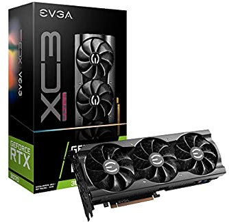 EVGA GeForce RTX 3070 XC3 Ultra Gaming, 08G-P5-3755-KL, 8 Go GDDR6, refroidissement iCX3, LED ARGB, plaque arrière en métal, LHR (renouvelé)