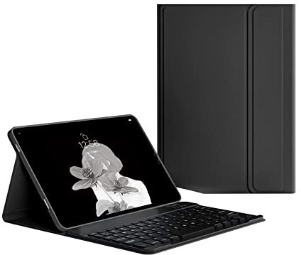 GUPENAA Custodia con Tastiera per Lenovo Tab P12 PRO 12.6, Tastiera Bluetooth Wireless Magneticamente Rimovibile,Nero