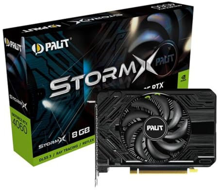 Palit GeForce RTX 4060 StormX (8GB GDDR6/PCI Express 4.0/2460MHz/17000MHz)