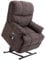 HOMCOM Sessel mit Aufstehhilfe, Massagesessel, Relaxsessel mit USB-Anschluss, Fernsehsessel mit Fernbedienung, Seitentasche, Neigebarer TV-Sessel mit Samtoptik, Kaffee-Braun