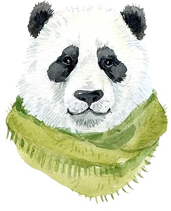 20 Servietten Weihnachten Panda in Weihnachtskleidung als Tischdeko. Papierservietten mit Motiv. Auch für Decoupage und Serviettentechnik 33x33cm