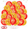 DPKOW 30pcs 2025 Chinesisches Neujahr Luftballons, Rotgoldene Jahr der Schlange Latexballons für Chinesische Neujahr Deko, Chinesische Frühlingsfest Luftballons Deko Chinese New Year
