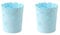 lmoikesz 2 Ensemble de Poubelle légère Anti-Rayures, Fond antidérapant Super épais et Durable pour Une Poubelle Stable, Tendance et Durable, Bleu, Grande Taille, Bleu Grande Taille, 2Ensemble