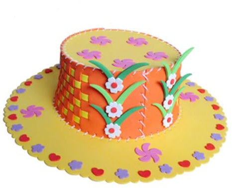 CIYODO 4 Stück DIY-Cartoon-Sonnenhut DIY-Hüte kindermützen selber machen Kinder lernen Spielzeug DIY Hut für Kinder Kappen Kindergarten Lernspielzeug DIY Sonnenhut Puzzle Aufkleber