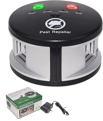 Mäuseabwehr Ultraschall Testsieger 4 Modi Mückenschutz Schlafzimmer Idealer Mäuseabwehr Mobiler Mäuseabwehrmittel gegen Ratten Mücken