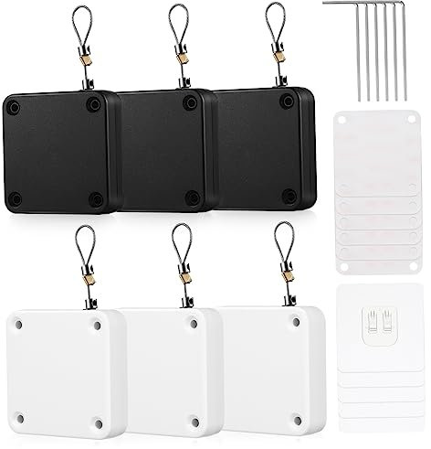 Yardenfun 6sets Concealed Automatic Door Closure Safety Closers for Sliding Screen Doors