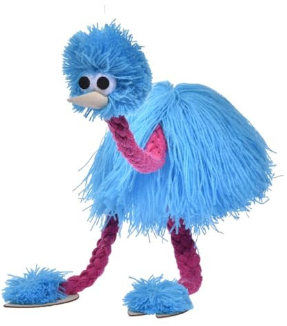 Marioneta De Avestruz, Padres De Felpa Rellenos, Adorables Marionetas De Avestruz Interactivas Realistas Hechas A Mano Marionetas De Cuerda para Niños Niños Juegos De Imaginación Familia
