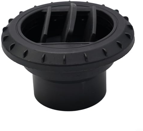 Yuanpgky Chauffage de voiture 60 mm pour conduit d'air chaud - Raccord de sortie d'air chaud - Chauffage diesel rotatif à 360 degrés pour chauffage de stationnement et climatisation