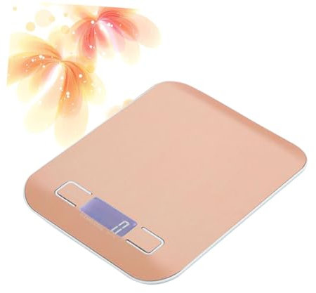 Alipis 5kg Báscula De Cocina Inoxidable Precisión Digital Sin Pilas Para Hornear y Cocinar Fácil De Limpiar