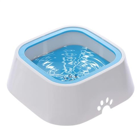Grand distributeur de gamelle d'eau pour chien, gamelle d'eau pour chien sans goutte | Bol d'eau pour chien, grand bol flottant pour chien sans bouche humide, bol d'eau renversé pour chat, bol suspend