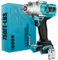 Cordless Impact Wrench 1/2 inch for Makita 18v Battery – Brushless High Torque Impact Driver Gun with 750Ft-lbs Torque, LED Work Light, Ergonomic Design for Heavy-Duty Performance(no battery)