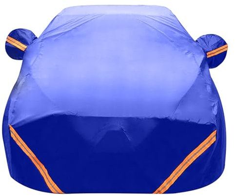 Housse De Protection Intégrale pour Voiture Compatible avec La Peugeot 206 CC Cabrio 2000-2008, Bâche Coupe-Vent(Blue)