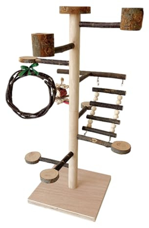 Spielständer Für Vögel Zubehör Für Vogelkäfig Aus Holz