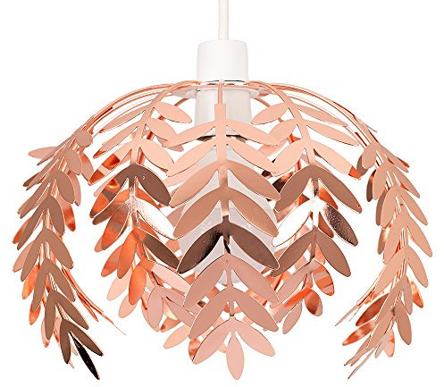 MiniSun | Modern Fern Leaf Design Ceiling Pendant Light Shade | Pendant Lights, Home Décor & Improvement Essential | 270cm Shade Width