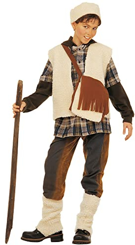 W WIDMANN MILANO Party Fashion - Kinderkostüm Schafhirte, Krippenspiel, Schäfer, Faschingskostüme